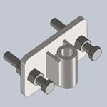 Переходной элемент №1 для FM-701/901/902/905 (в т.ч. к отвалу для снега)