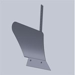 Плуг П1-215/14 (стойка 14мм, ширина захв. лемеха 215 мм)