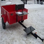 Тележка ТМ-1/400 (грузоп. 400кг), колеса 4х8. Кузов 1250х1040мм.