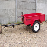 Тележка ТМ-1/400 (грузоподъемность 400кг), колеса 5Lх12. Кузов 1250х1040мм.